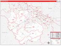 Fort Bend, Tx Carrier Route Wall Map